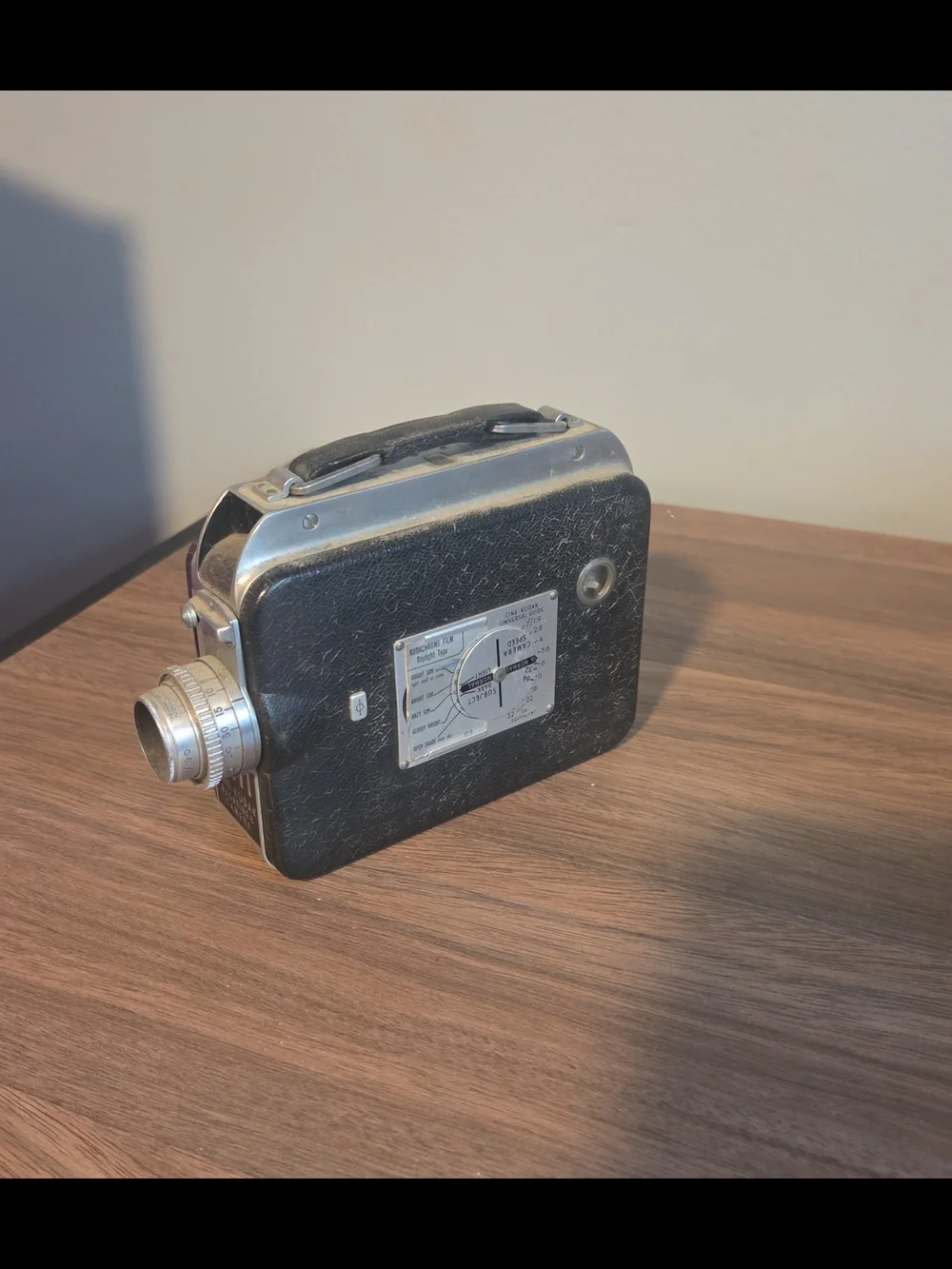 Kodak Cine Camera in Black and Silver Finish